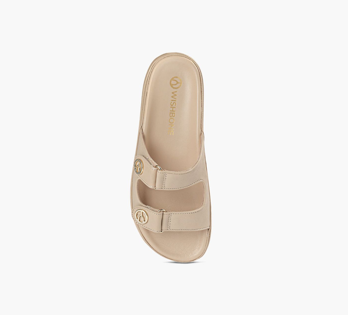 WISHBONE MEGANSANDAL in BEIGE view 1c