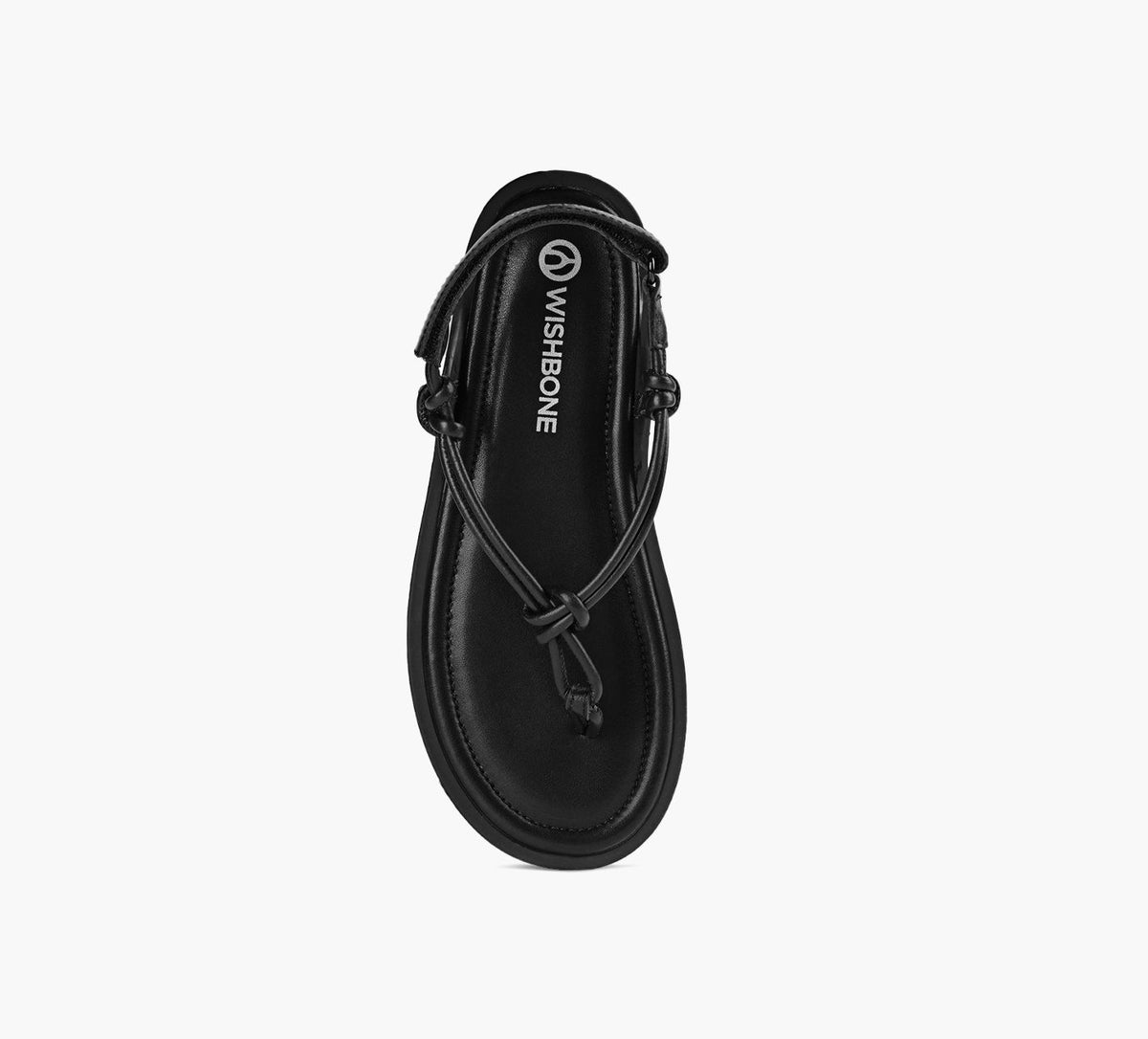 WISHBONE LEXI en NOIR vue 1c