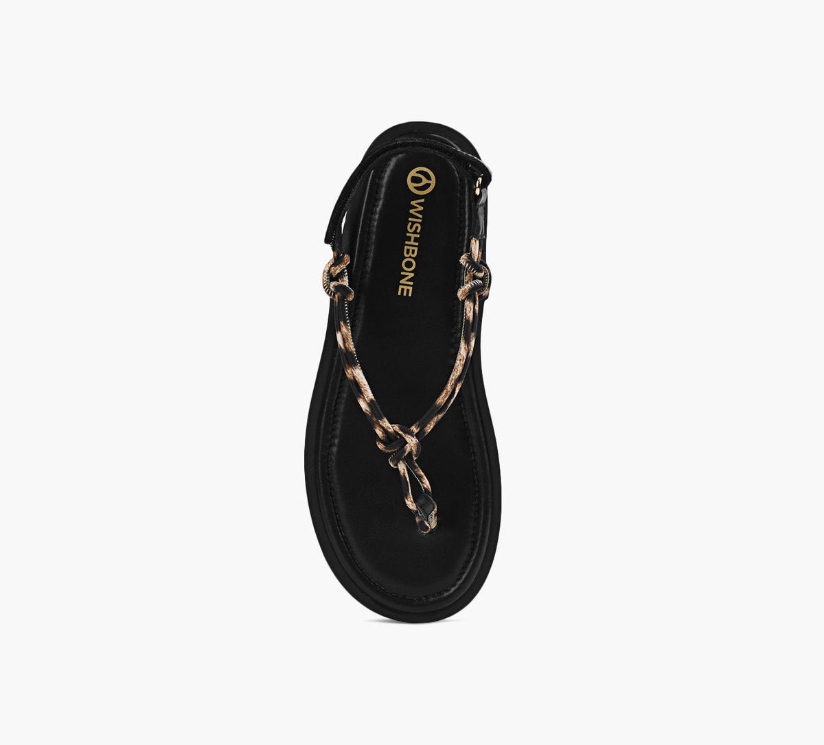 WISHBONE LEXISANDAL in BROWN view 1c