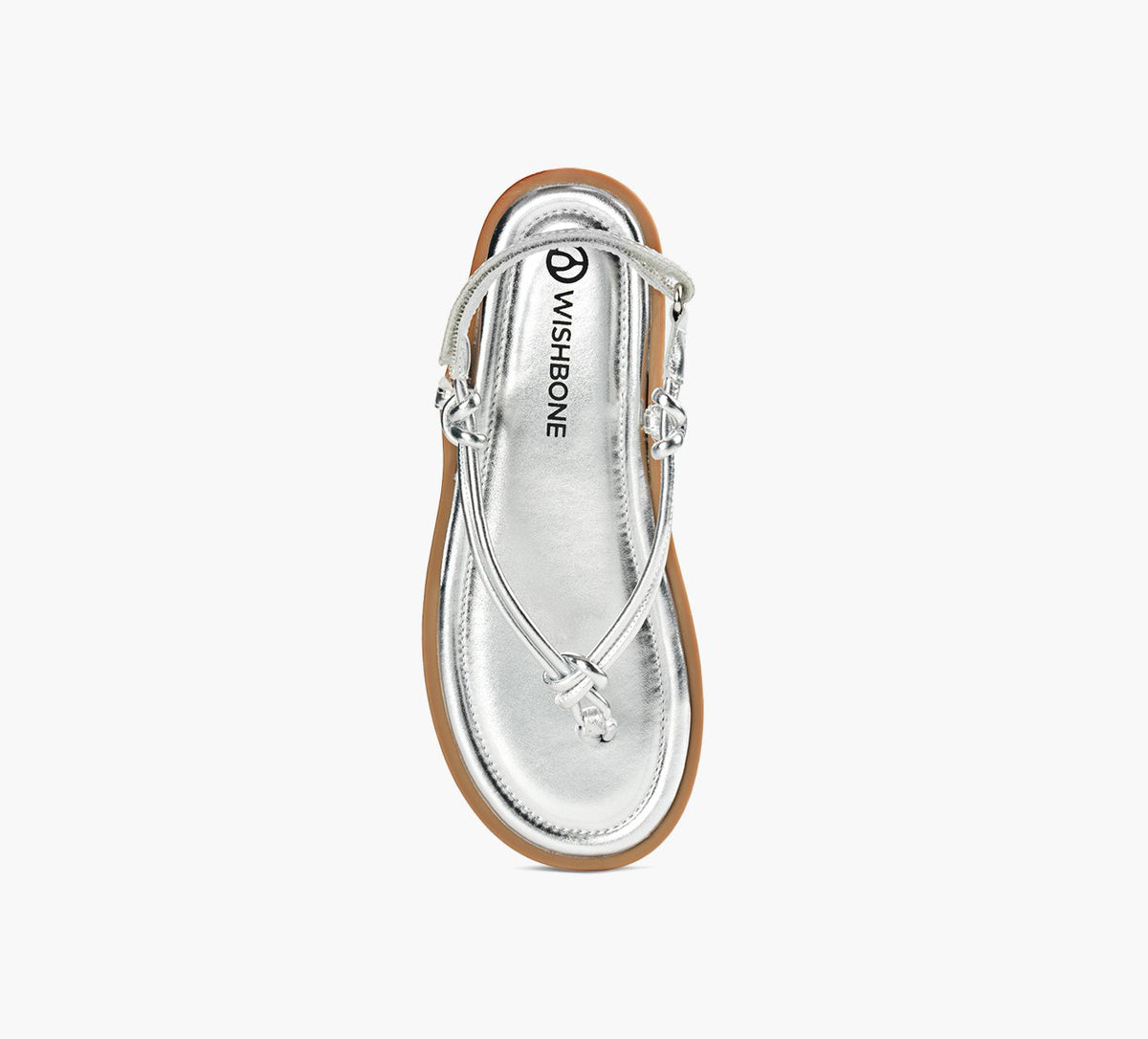 WISHBONE LEXISANDAL in SILVER view 1c