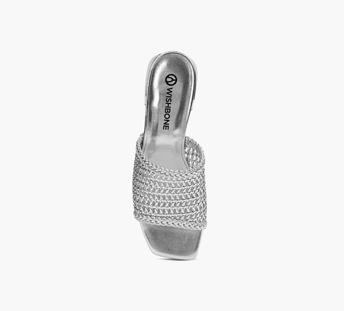 WISHBONE ISLAWOVENSANDAL in SILVER view 1c