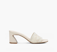 WISHBONE DOTLACEHEEL in BEIGE