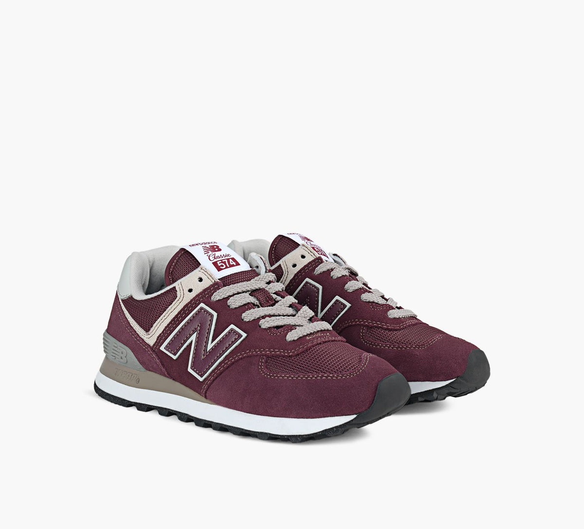 NEW BALANCE 574 in BURGUNDY view 2