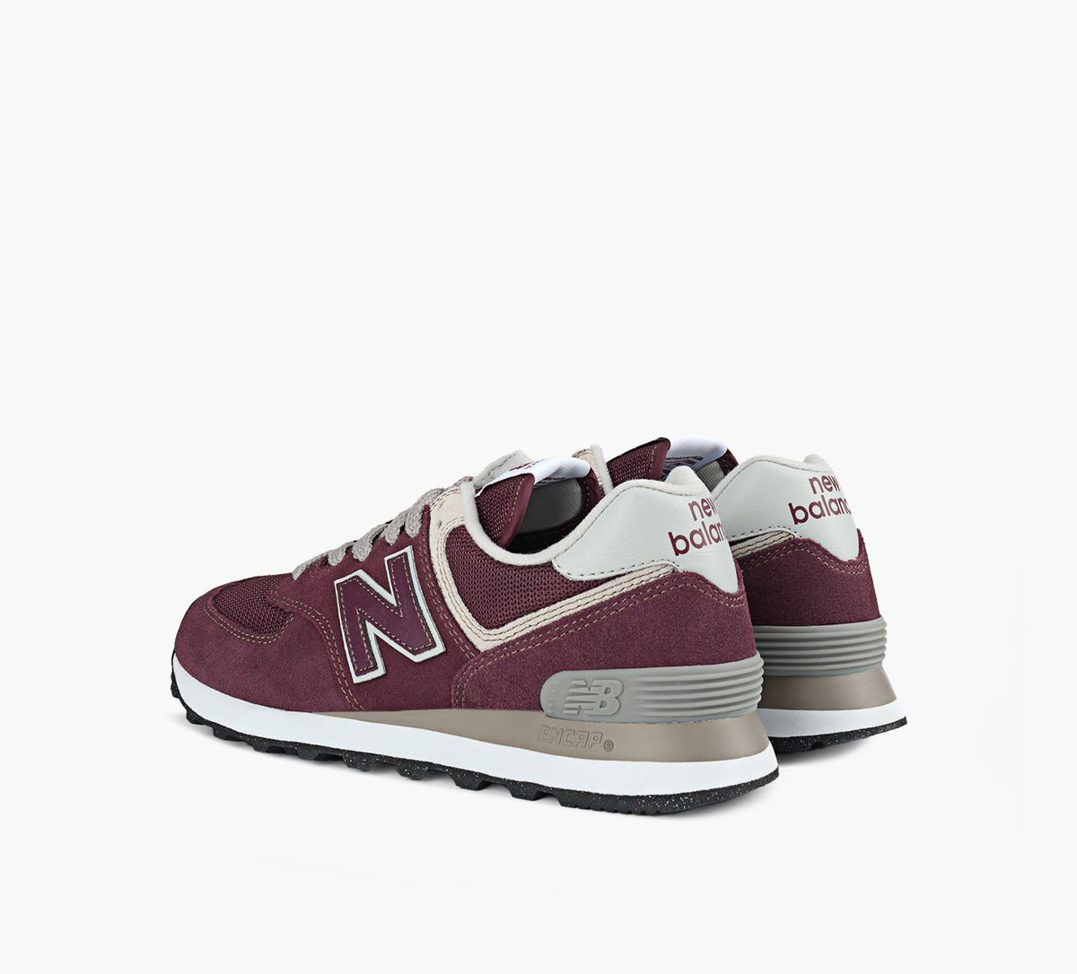 NEW BALANCE 574 in BURGUNDY view 3