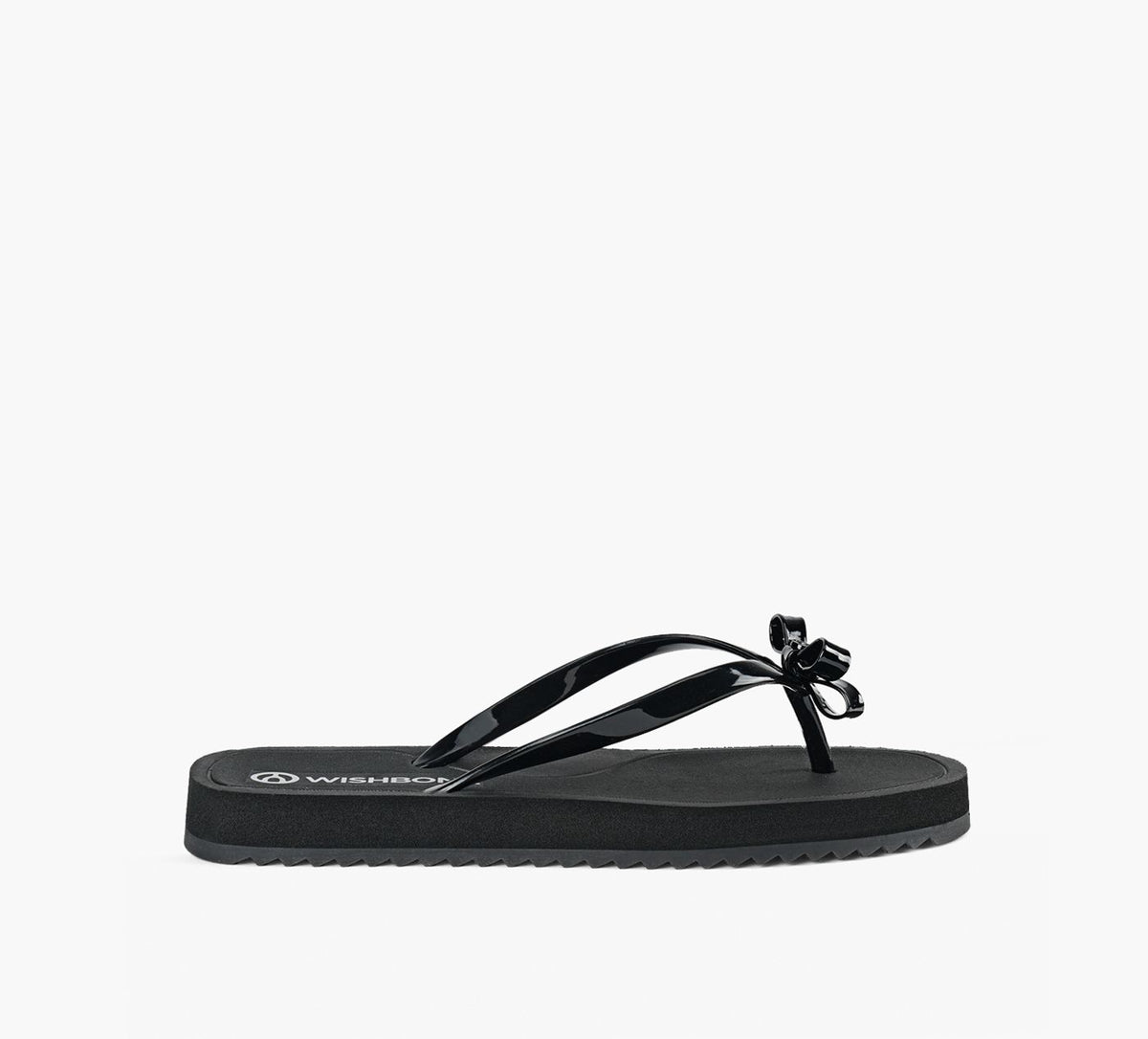 WISHBONE CLAIRESANDAL in BLACK