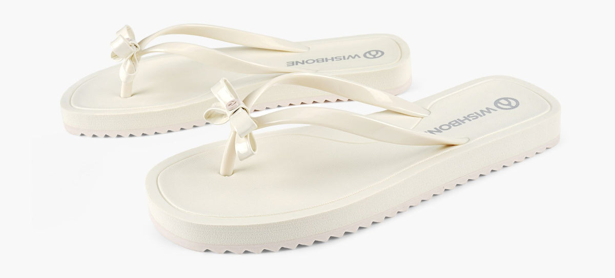 WISHBONE CLAIRESANDAL in BEIGE view 4