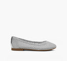 WISHBONE ZENDAYAMESHFLAT in SILVER