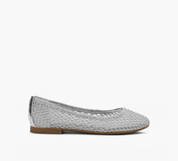 WISHBONE ZENDAYAMESHFLAT in SILVER