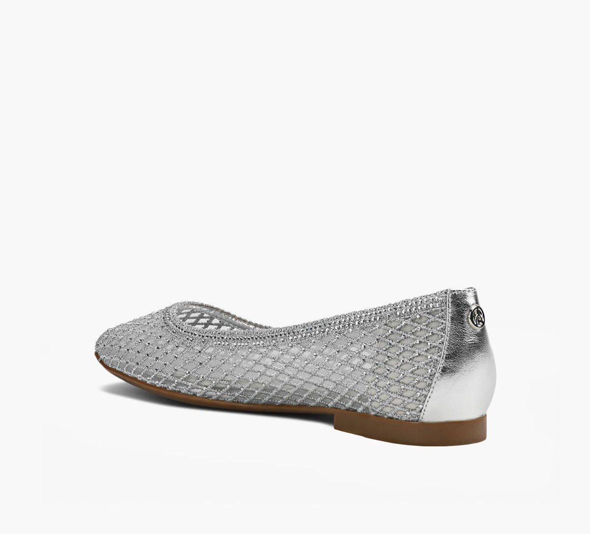 WISHBONE ZENDAYAMESHFLAT in SILVER view 3