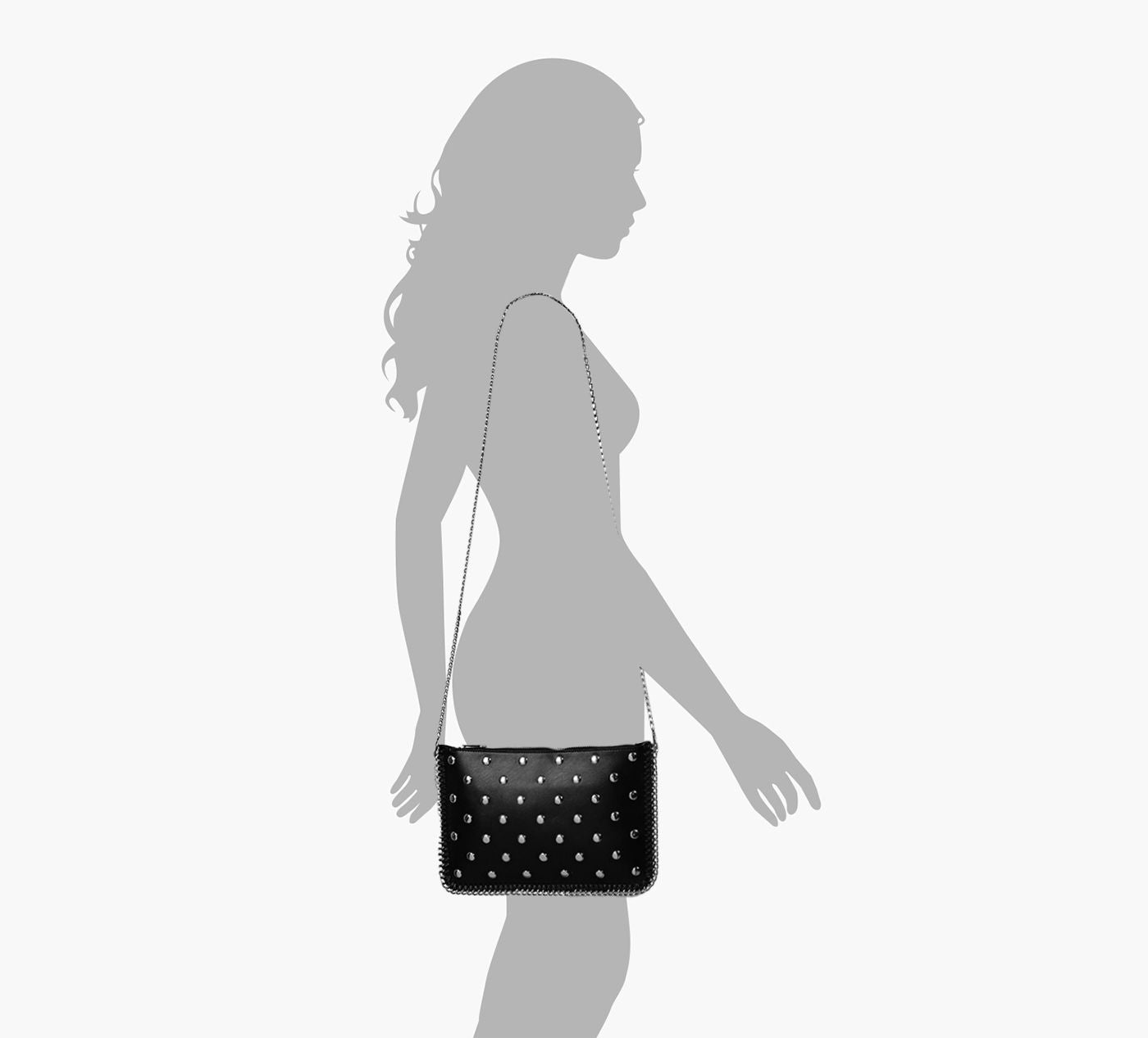 WISHBONE EVANGELINE en NOIR vue 2