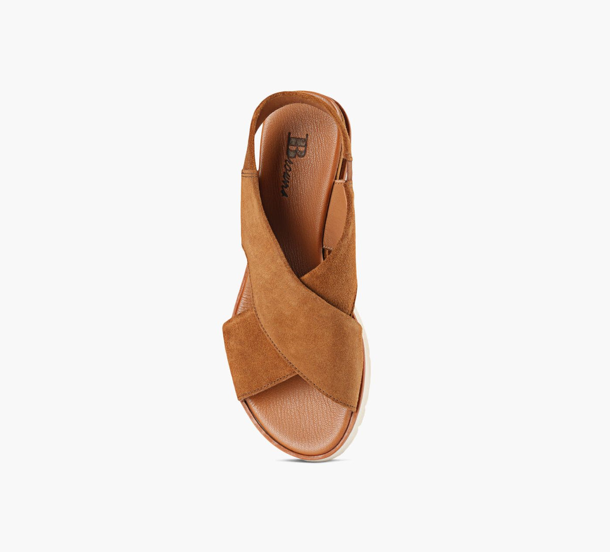 BROWNS SIRENSANDAL in TAN view 1c