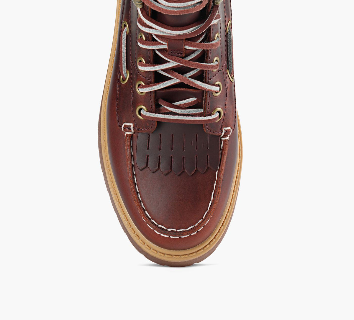 TIMBERLAND STONESTREETPLATFORM7EYEKILTIEBOOT in BURGUNDY view 1c