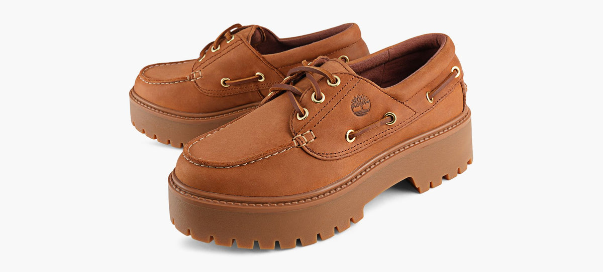 TIMBERLAND STONESTREETPLATFORMBOATSHOE in TAN view 4