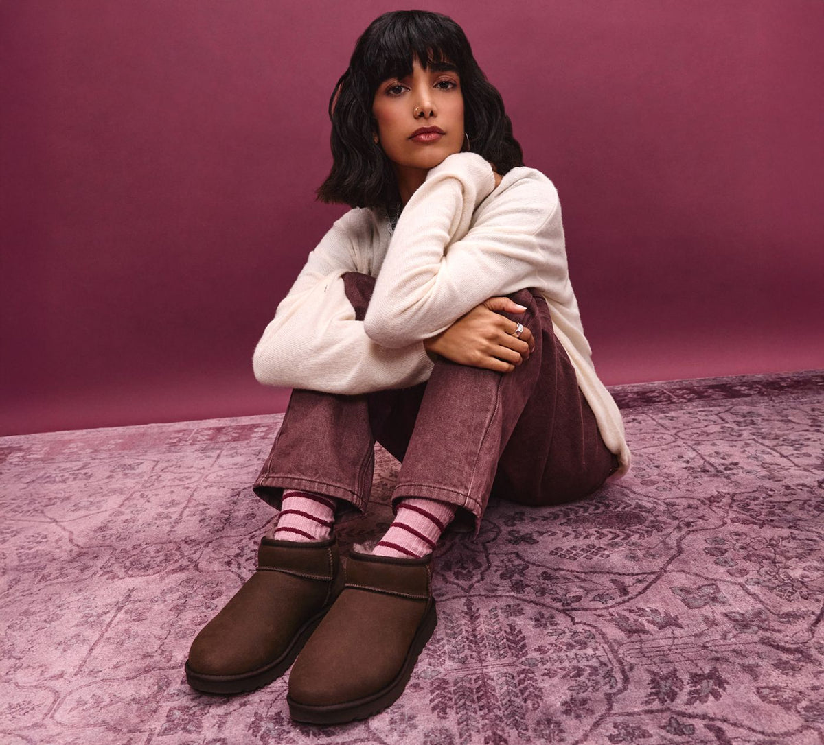 UGG CLASSICULTRAMINI in BROWN view 8