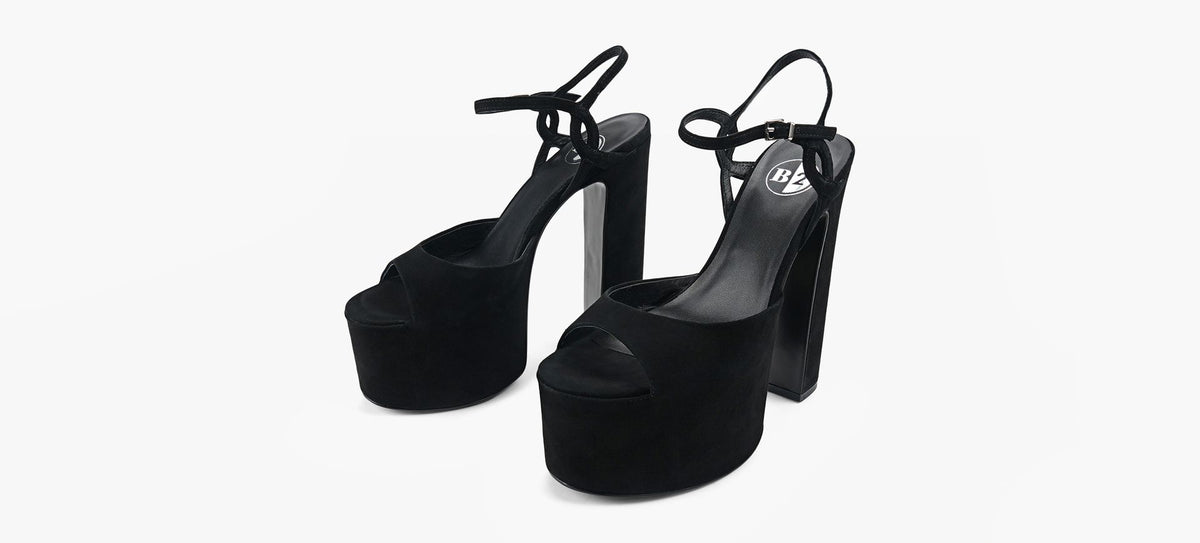 B2 AVENIDAPLATFORMSANDAL in BLACK view 4