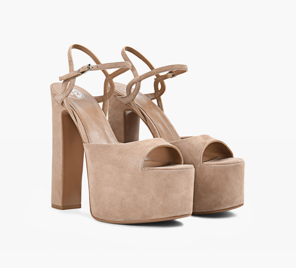 B2 AVENIDAPLATFORMSANDAL in TAUPE view 2