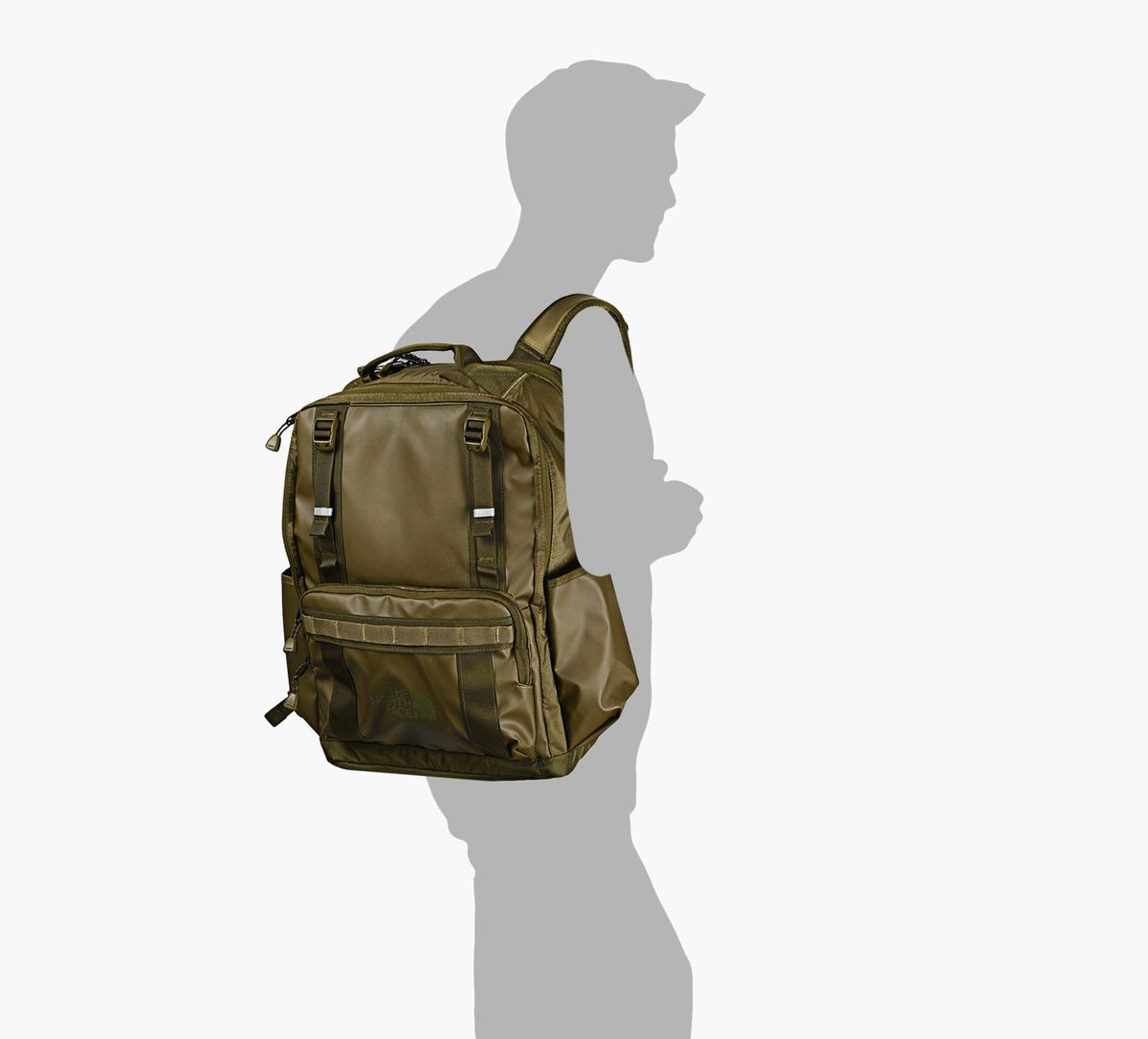 THE NORTH FACE SACDOSDEPROMENADEBASECAMP en KHAKI vue 2