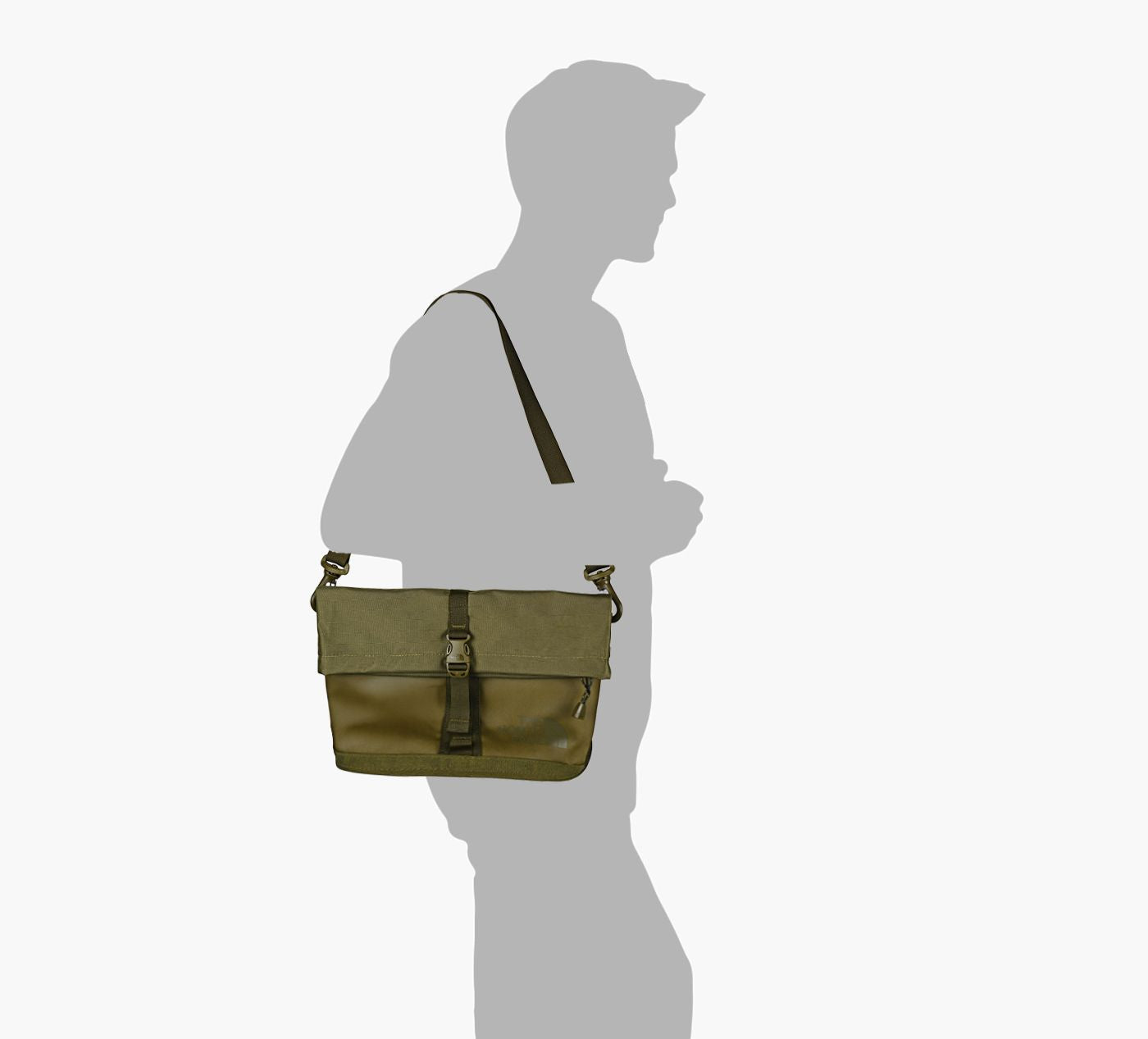 THE NORTH FACE BASECAMPSHOULDERBAGCROSSBODY in KHAKI view 2