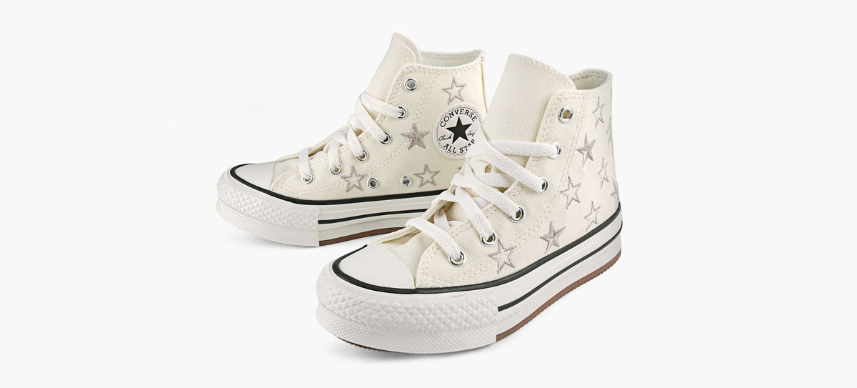 CONVERSE CHUCKTAYLORALLSTAREVALIFTSTARRY en BEIGE vue 4