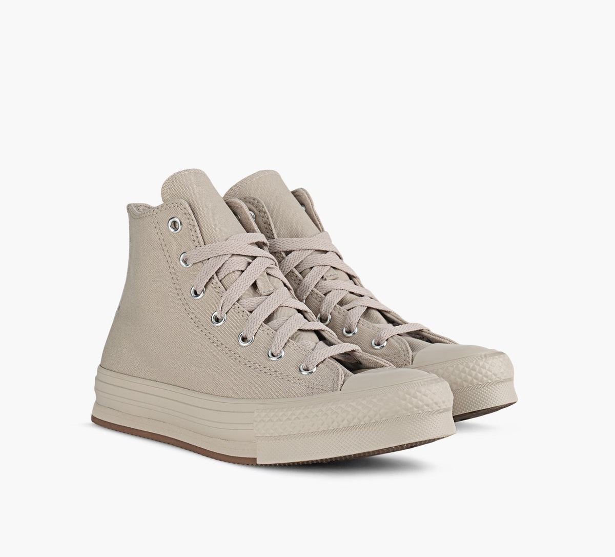 CONVERSE CHUCKTAYLORALLSTAREVALIFTMONOCHROME en BEIGE vue 2