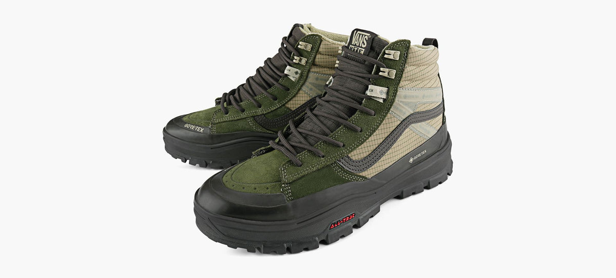VANS MTESK8HIGORETEXINSULATED in GREEN view 4