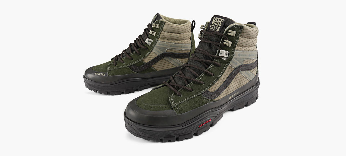 VANS BOTTEMTESK8HIGTXISOLE en VERT vue t4