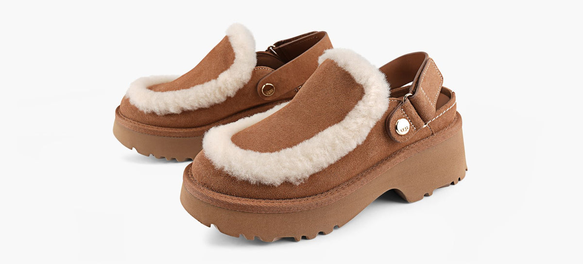 UGG ESMEECLOG in TAN view 4