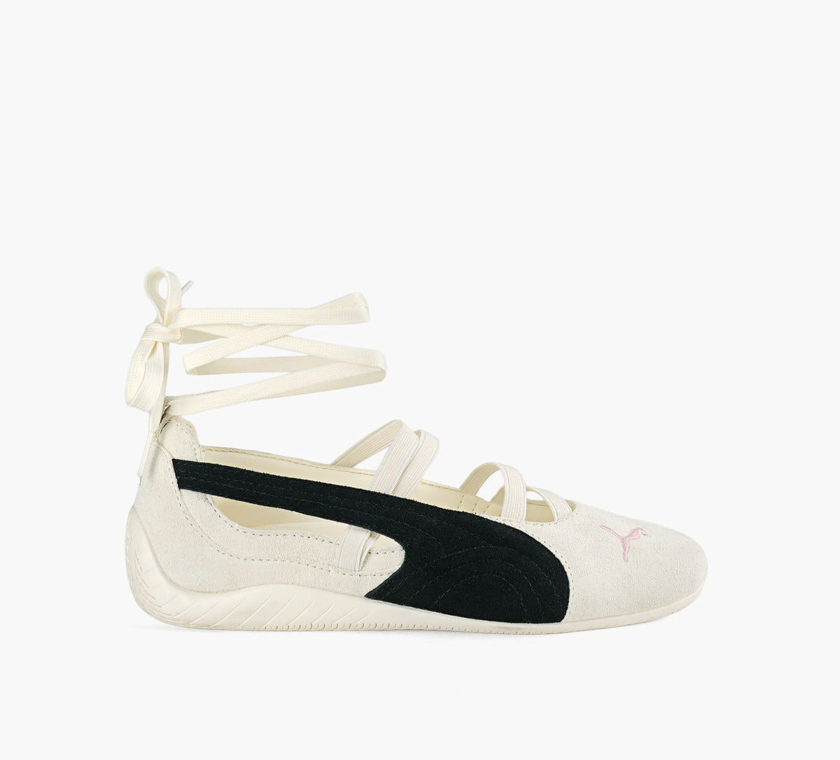 PUMA PUMAxROSSPEEDCATBALLERINESUDE en BLANC vue 7