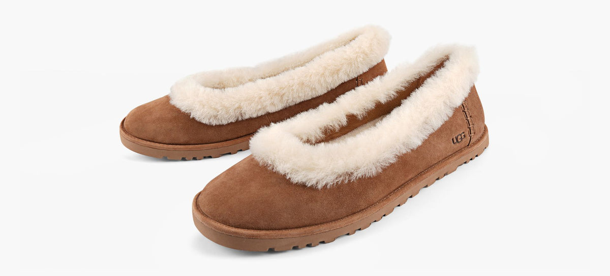 UGG ZORABALLETFLAT in TAN view 4