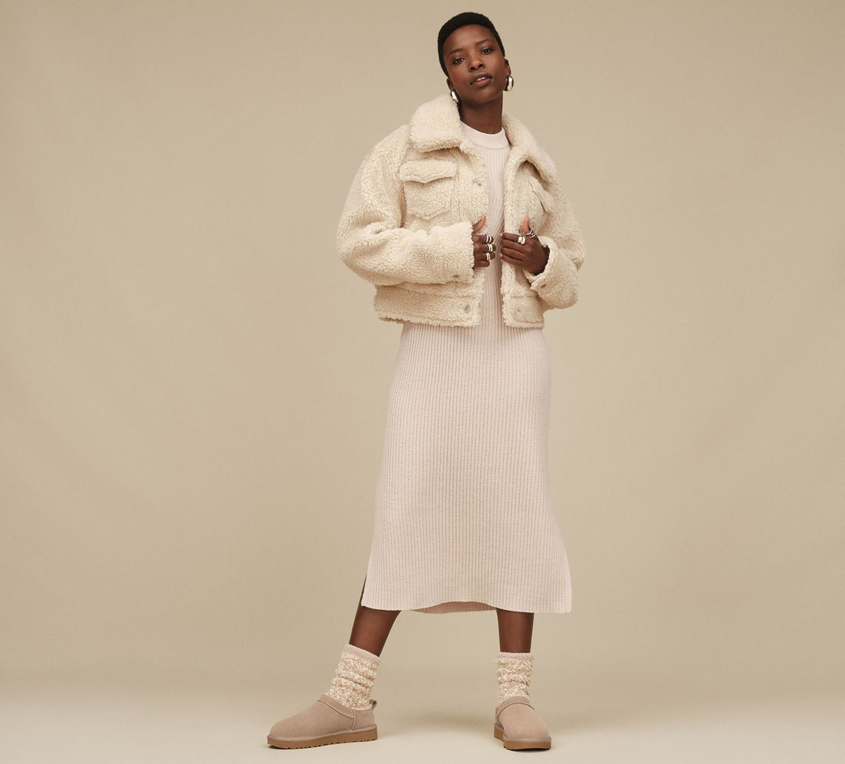 UGG CLASSICMICRO in BEIGE view 7