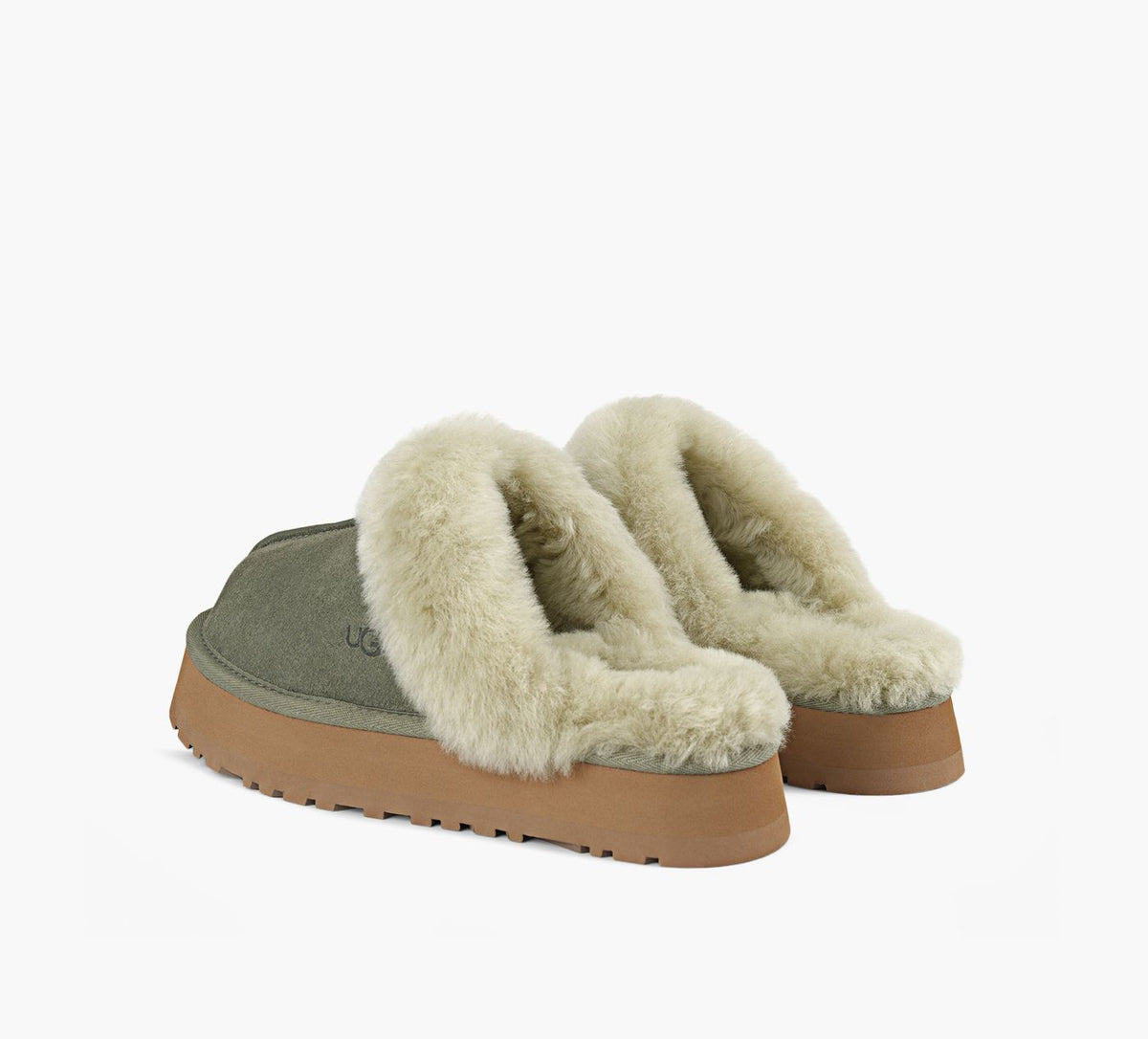 UGG DISQUETTE en VERT vue 3