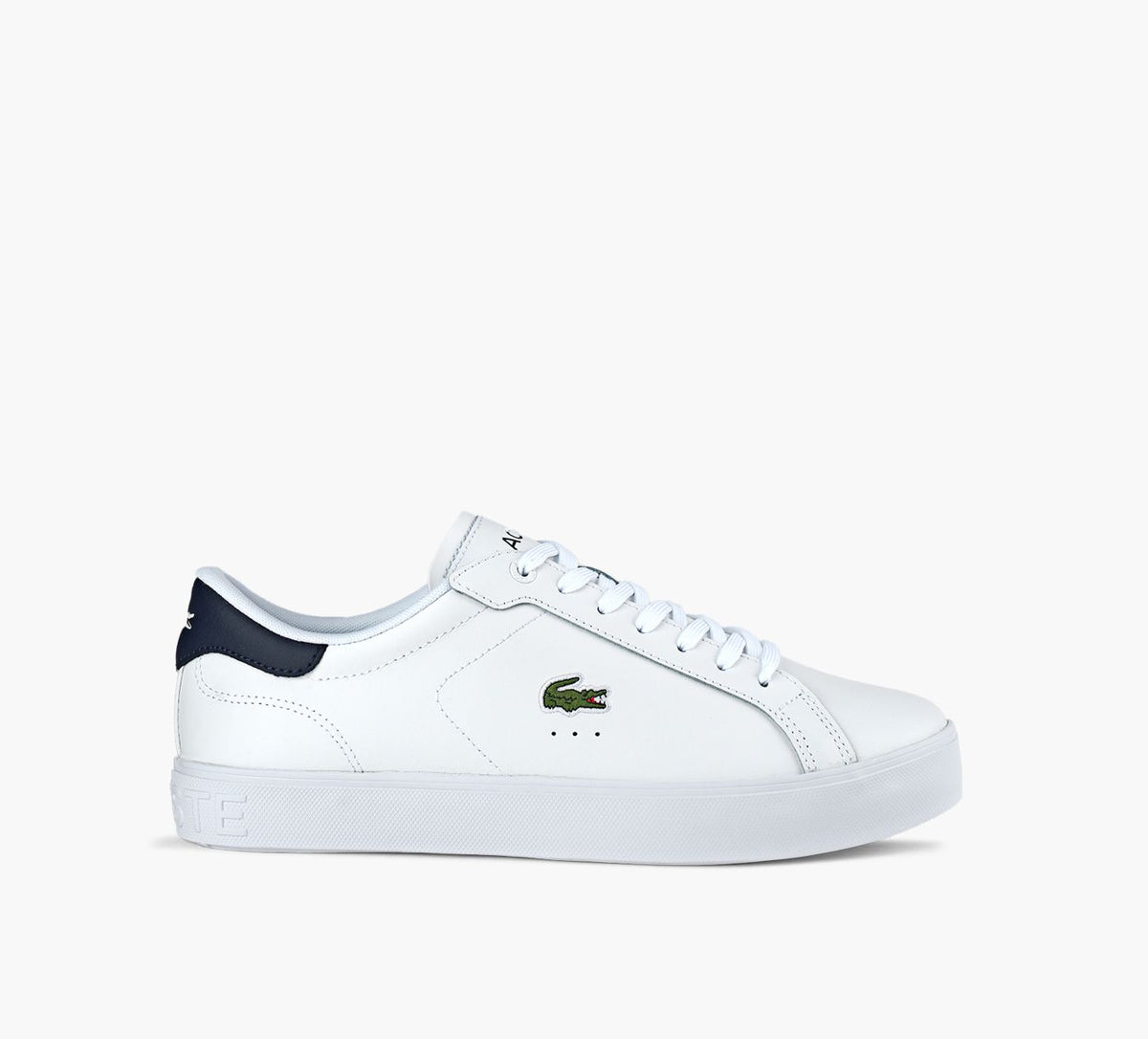 LACOSTE BASKETPOWERCOURTGRAPHIC en BLANC