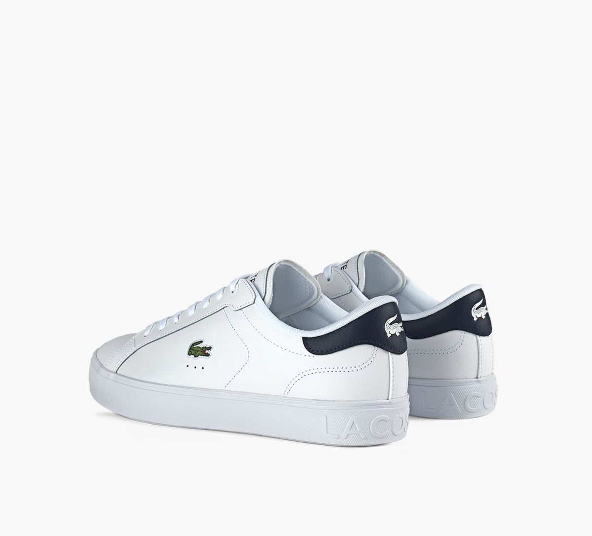 LACOSTE BASKETPOWERCOURTGRAPHIC en BLANC vue 3