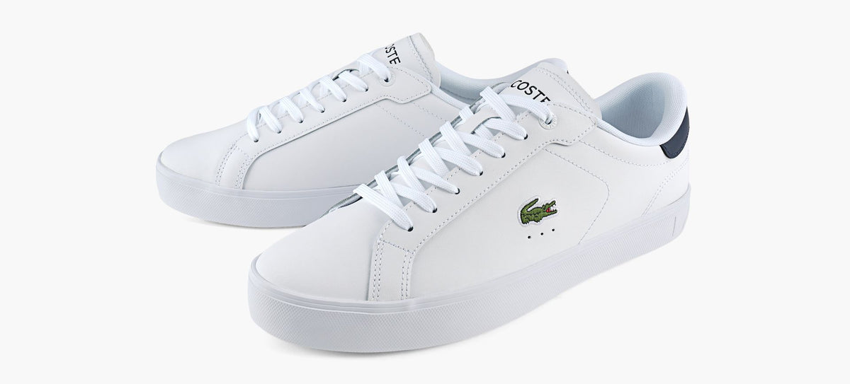 LACOSTE BASKETPOWERCOURTGRAPHIC en BLANC vue 4