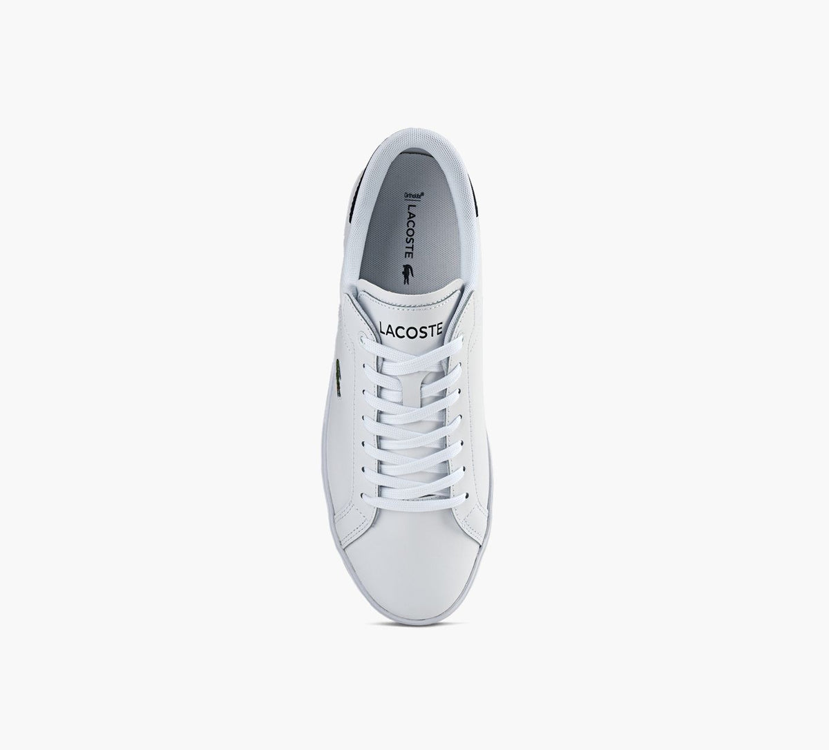 LACOSTE BASKETPOWERCOURTGRAPHIC en BLANC vue 1c