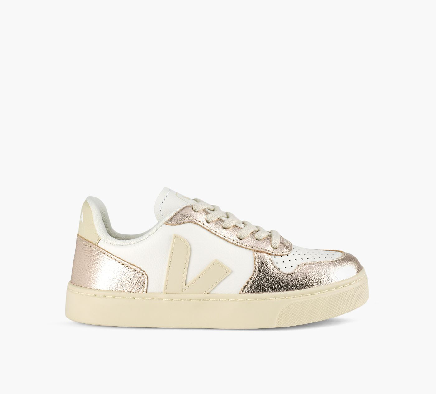 VEJA SMALLV10LACES in WHITE