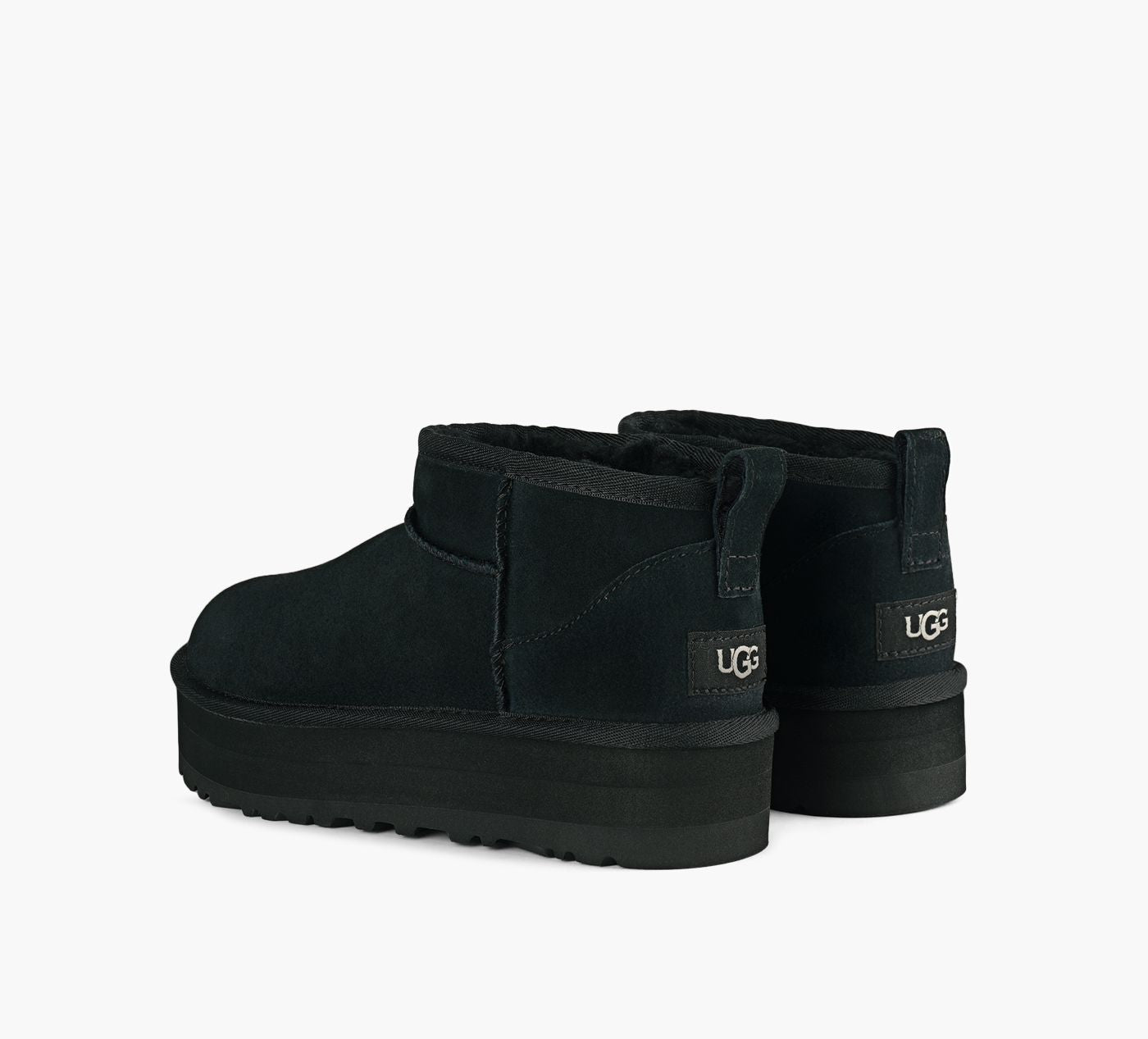 UGG CLASSICULTRAMINIPLATEFORME en NOIR vue 3