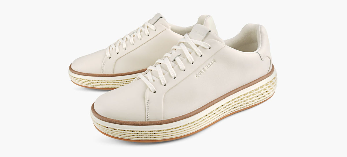 COLE HAAN GRANDPROCOURTSKYWEAVE in WHITE view 4