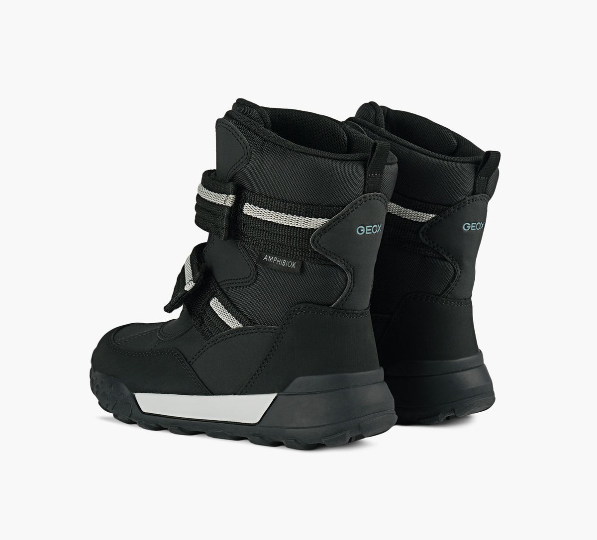 GEOX TREKKYUPBABX in BLACK view 3