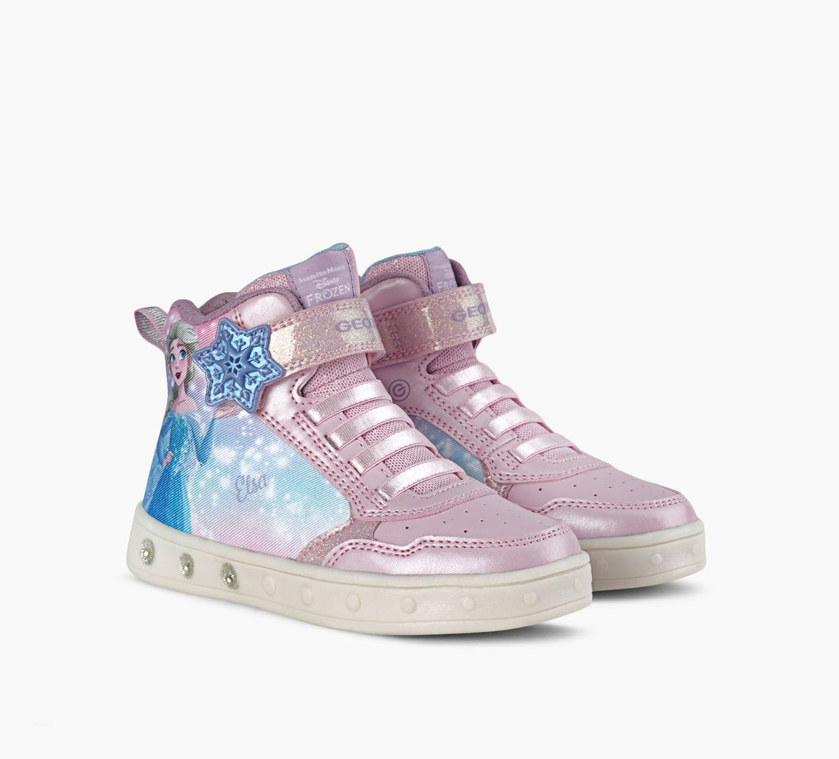 GEOX SKYLINFxELSALAREINEDESNEIGES en ROSE PALE vue 2