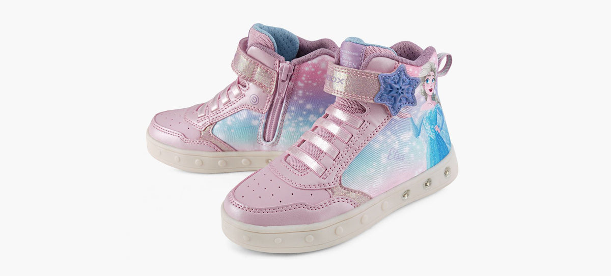 GEOX SKYLINFxELSALAREINEDESNEIGES en ROSE PALE vue 4