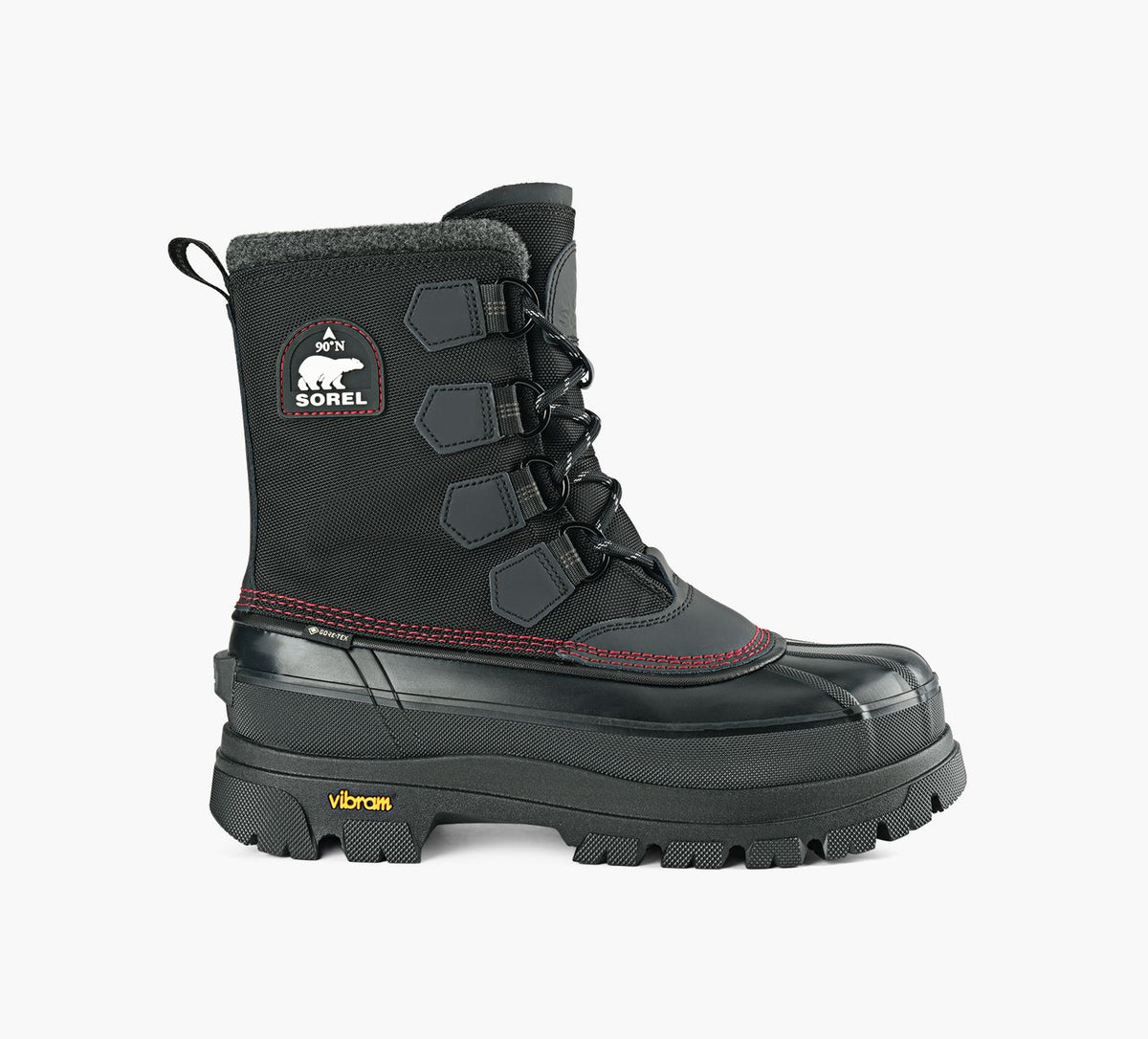 SOREL CARIBOUHORIZONGTX in BLACK