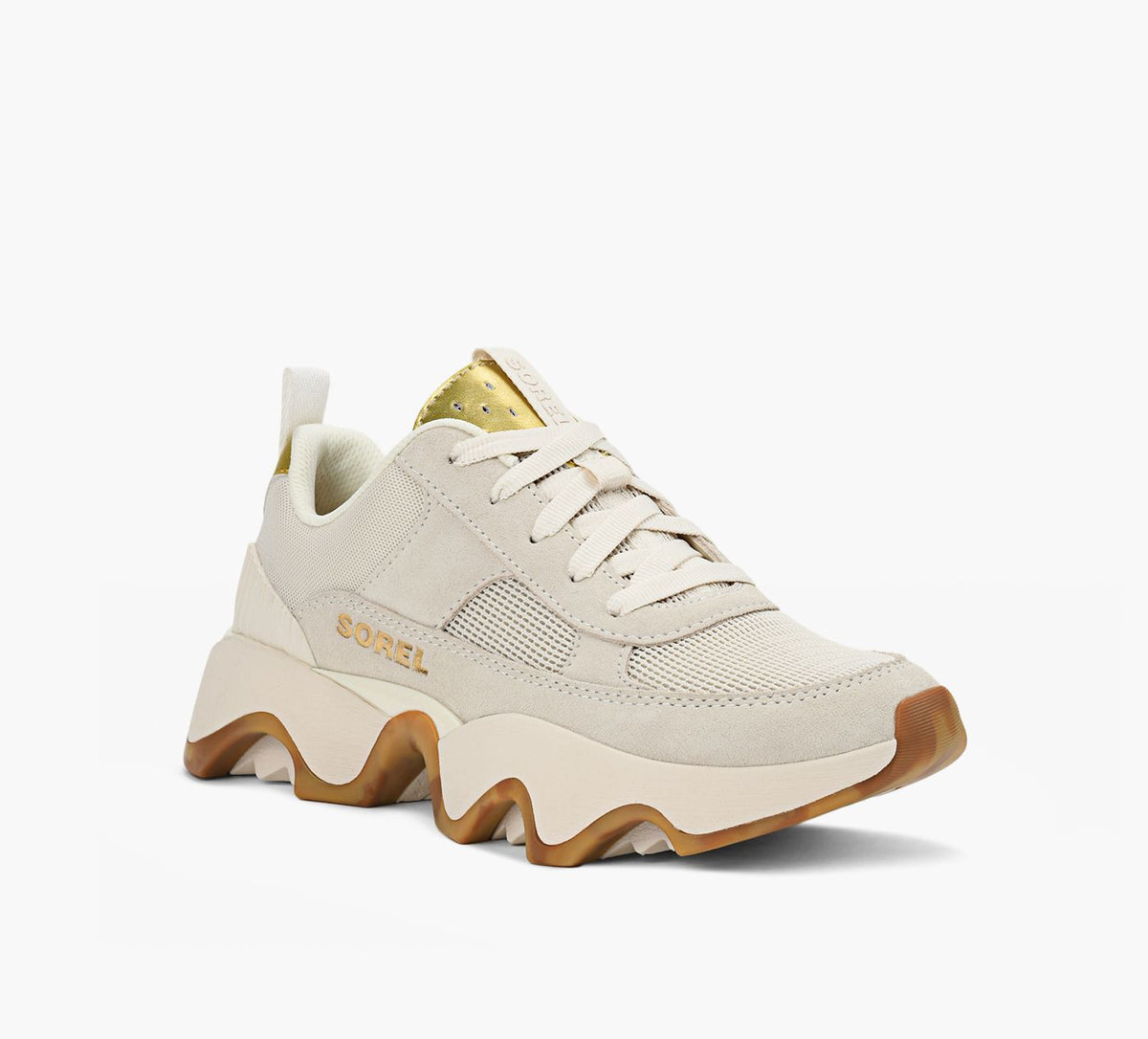 SOREL KINETICIMPACTIIWONDERCHAUSSUREDESPORTLACER en TAUPE vue 2