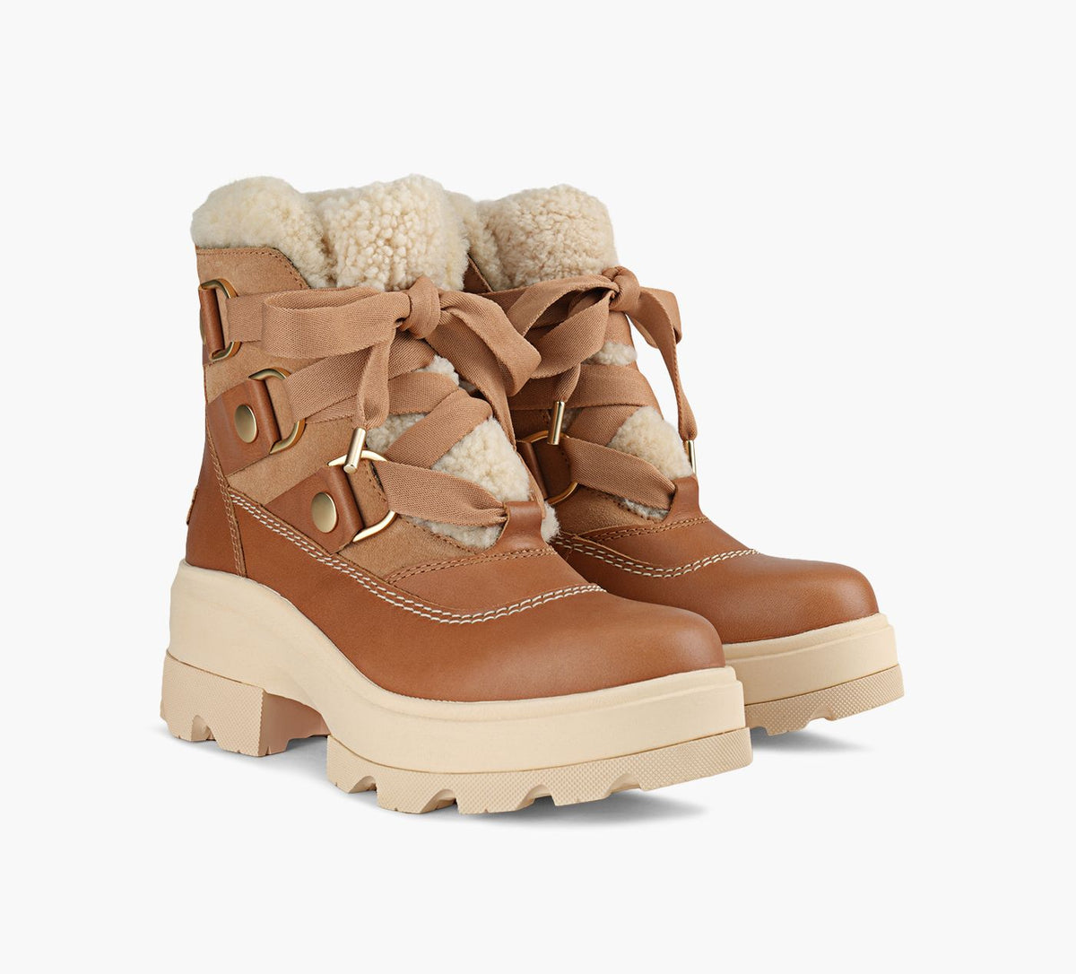 SOREL JOANFRWDCOZYBOOTWATERPROOF in TAN view 2