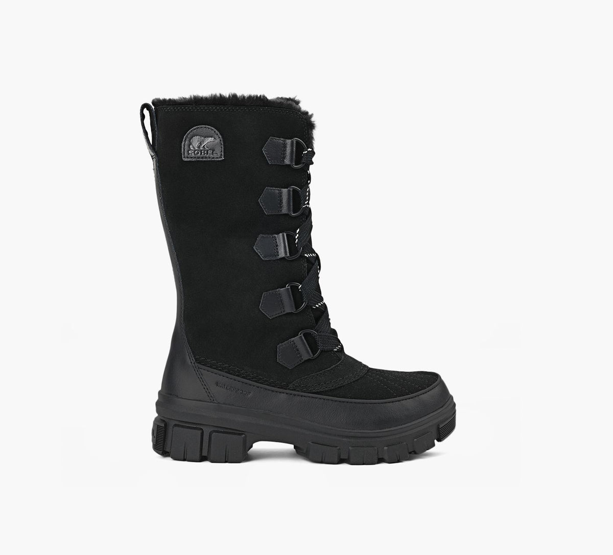 SOREL TIVOLIVTALLWATERPROOF in BLACK
