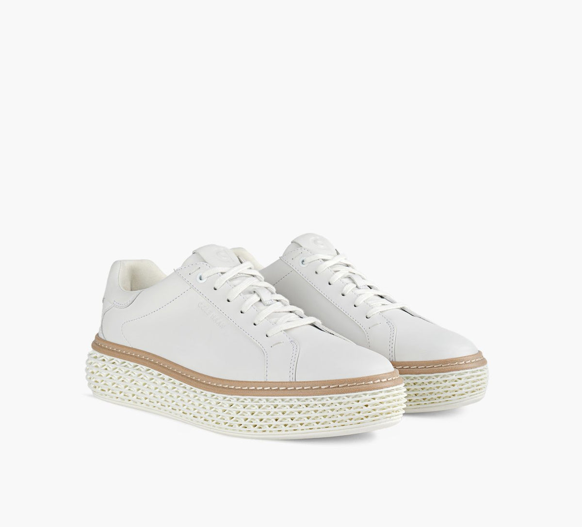 COLE HAAN GRANDPROCOURTSKYWEAVE in WHITE view 2