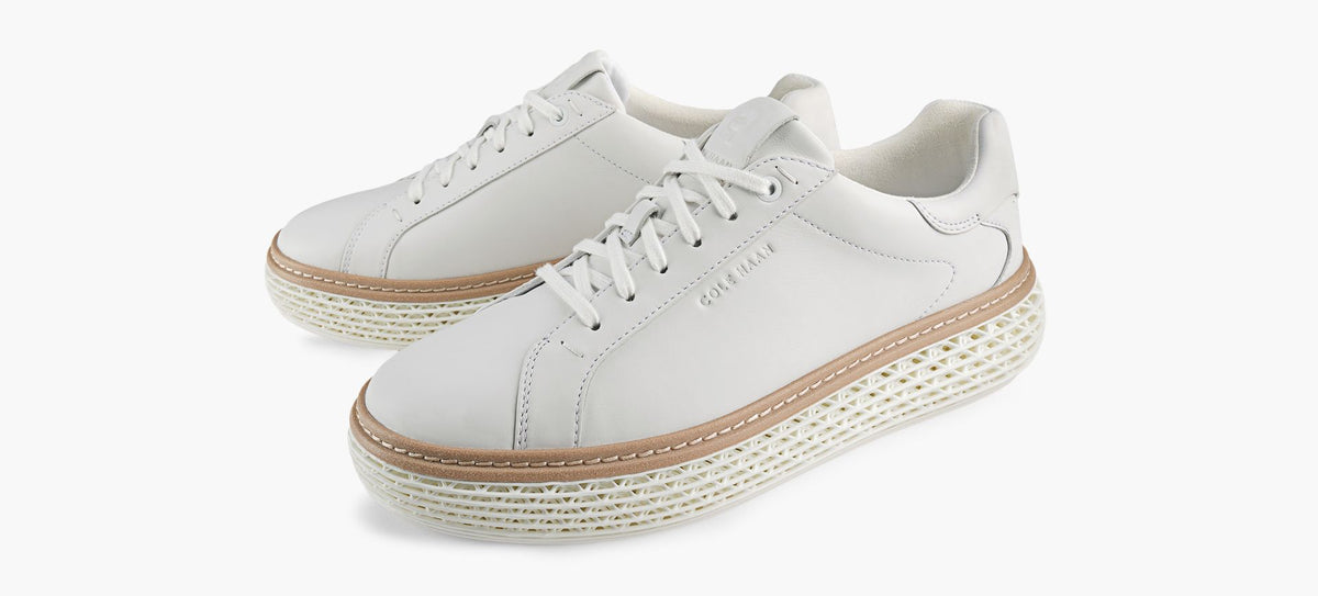 COLE HAAN GRANDPROCOURTSKYWEAVE in WHITE view 4