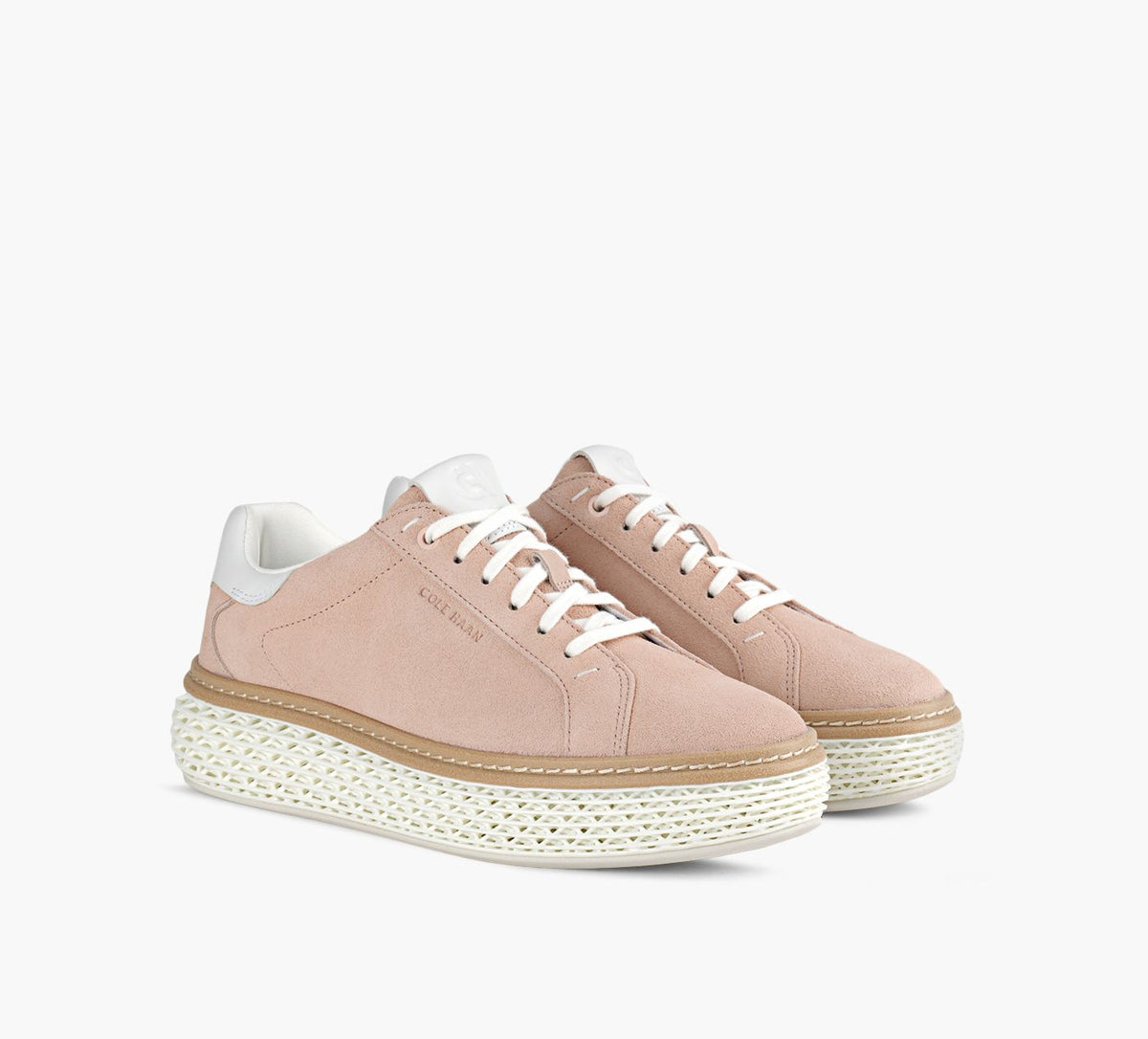 COLE HAAN GRANPROSKYWEAVE in LIGHT PINK view 2