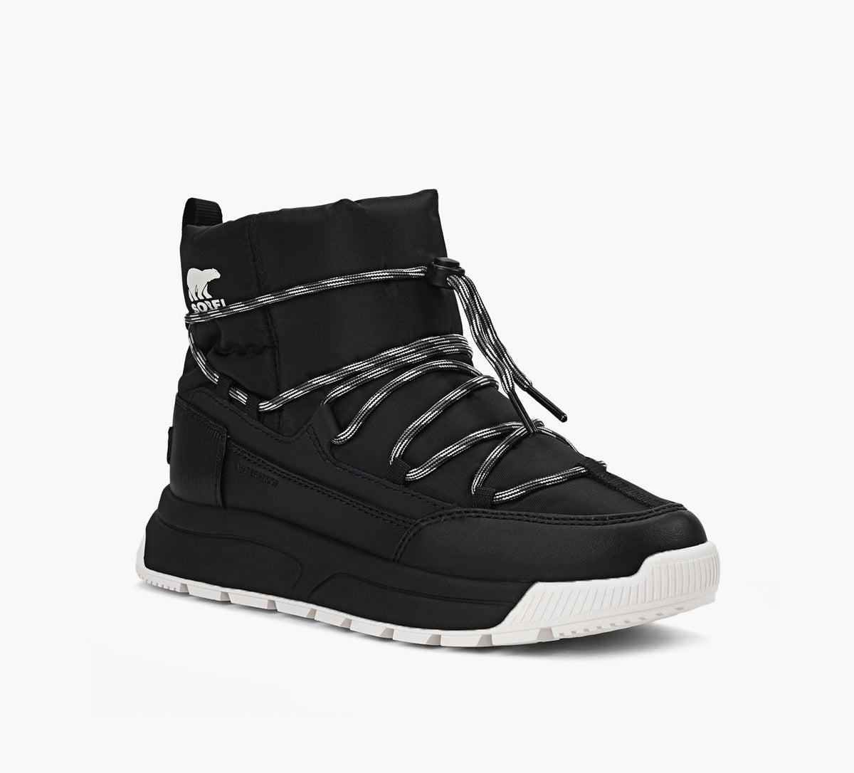 SOREL BOTTEENFILERIMPERMABLEWHITNEYIII en NOIR vue 2