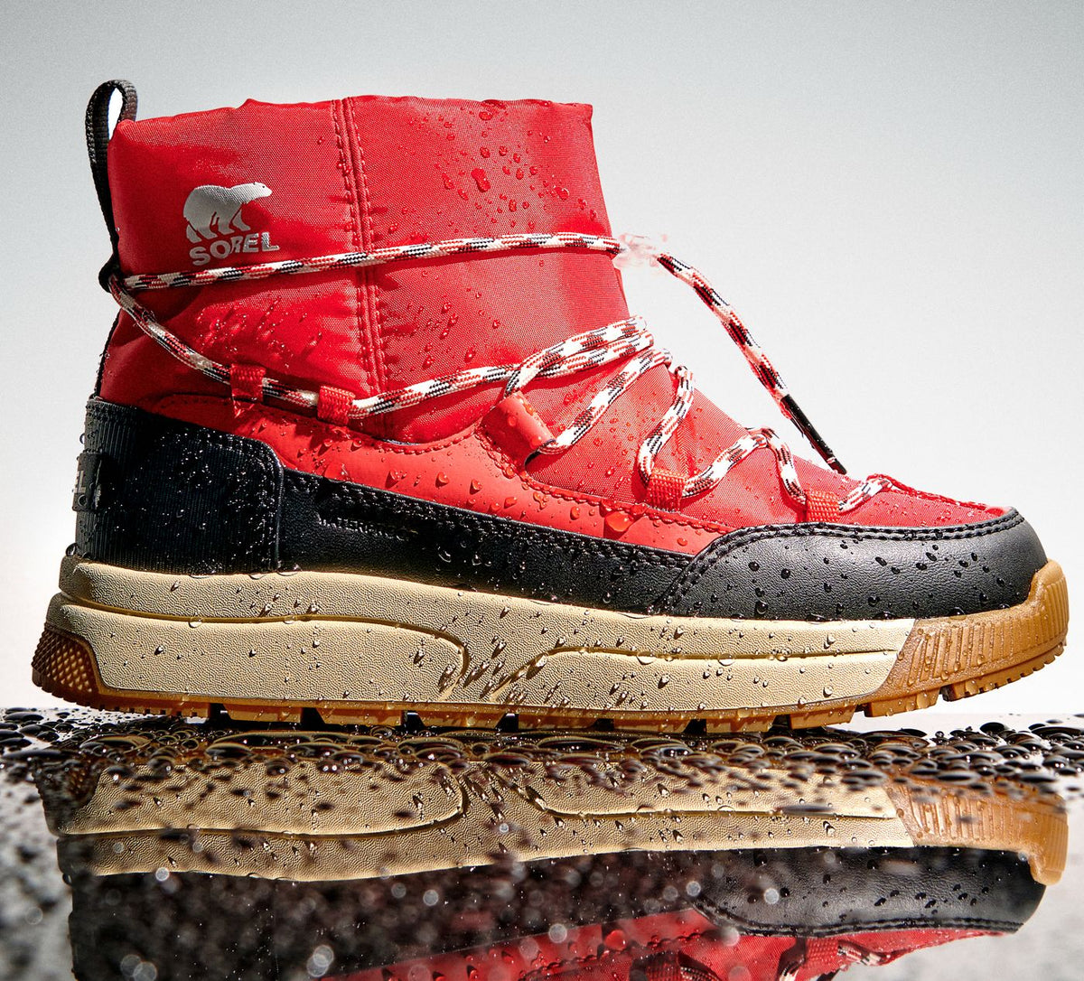 SOREL WHITNEYIIISLIPONWATERPROOF in RED view 7